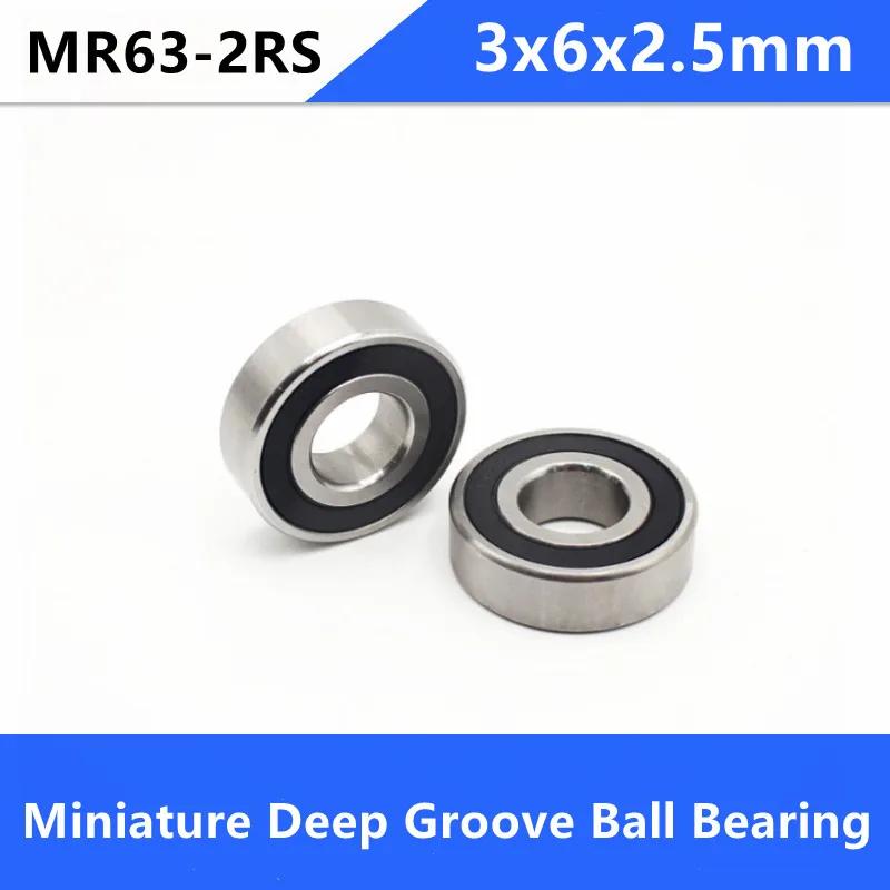 300 / MR63-2RS MR63RS MR63 RS 2RS 3x6x2.5mm    ̴  ׷   3*6*2.5mm 673-2RS
